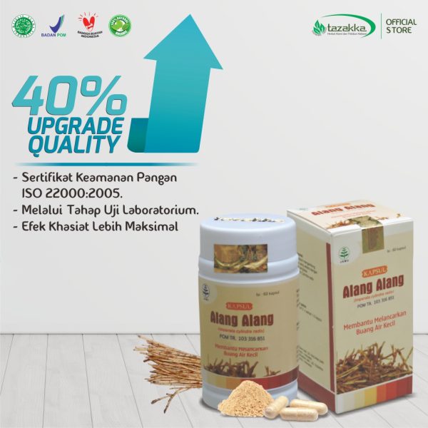 Harga Kapsul Alang - Alang Herbal Tazakka Premium quality