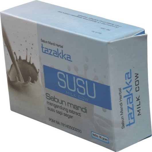 foto gambar produk herbal sabun mandi ekstrak susu sapi tazakka herbal sukoharjo.