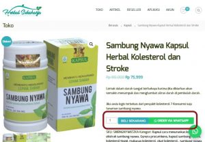 Cara order panduan langkah-langkah dengan gambar step by step belanja online di toko herbal terpercaya Tazakka Group 5