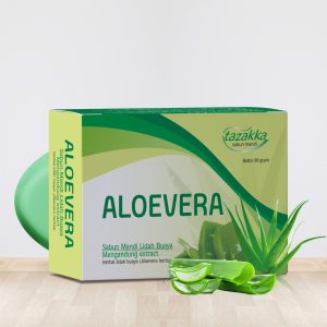 Sabun Mandi Batang ALOEVERA Herbal Tazakka Asli Original 90 Gram Lidah Buaya Body Wash Moisturizer Aloe Vera Pelembab Kulit Kering