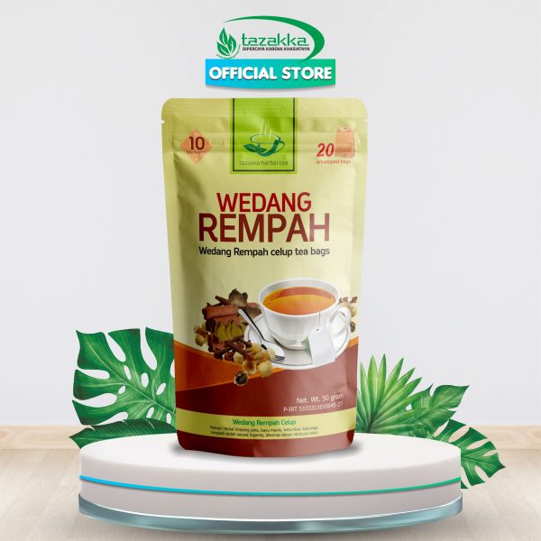 WEDANG REMPAH Teh Celup Herbal Tazakka Asli Original Isi 20 Kantong Tea Bag Minuman Kesehatan Suplemen Makanan Antioksidan Vitamin Daya Tahan Tubuh