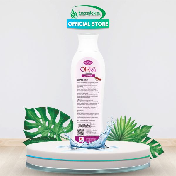 OLIVEA Gamat Shampoo Herbal Tazakka 150 ml Shampo Untuk Rambut Rontok Parah Sampo Anti Ketombe Ampuh