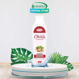 Shampoo OLIVEA Kemiri Herbal Tazakka 150 ml Sampo Rontok Penumbuh Rambut Cepat Shampo Penghilang Uban Candlenut Oil