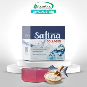 Sabun Wajah Safina Collagen Herbal Tazakka 50 Gram Pemutih Wajah